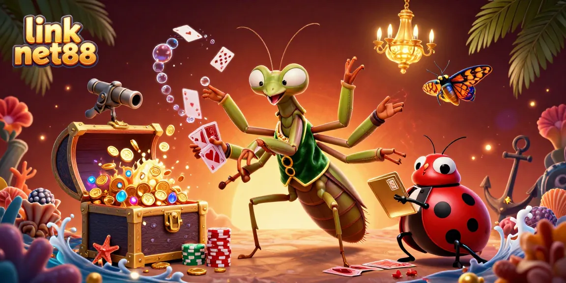 Experience high-stakes action with link net88 at vibrant online casino games featuring unique characters.