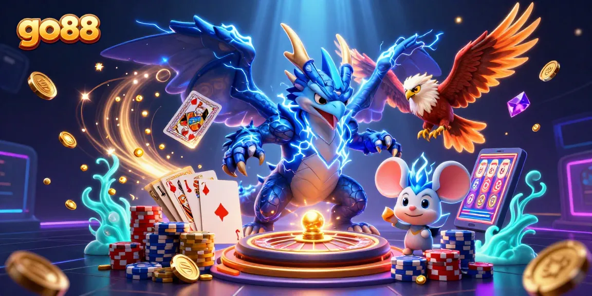 Experience top-tier gaming excitement at go88 with vibrant, dynamic casino visuals.