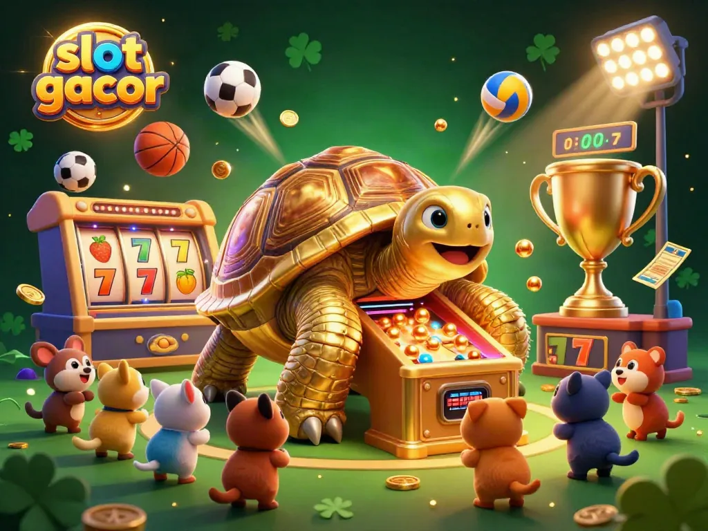 Experience thrilling slot gacor gameplay with vibrant symbols and lively elements for gamblers.
