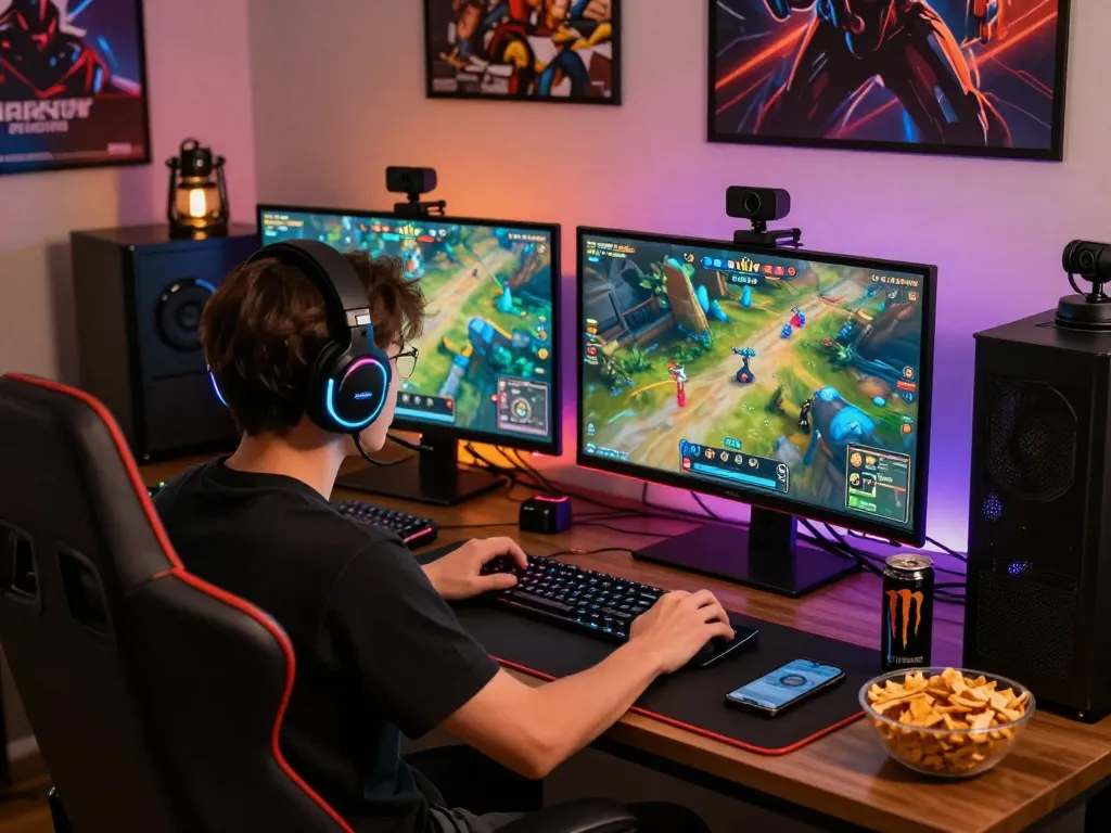 Player engaged in RIK VIP online gaming with immersive graphics and vibrant atmosphere.
