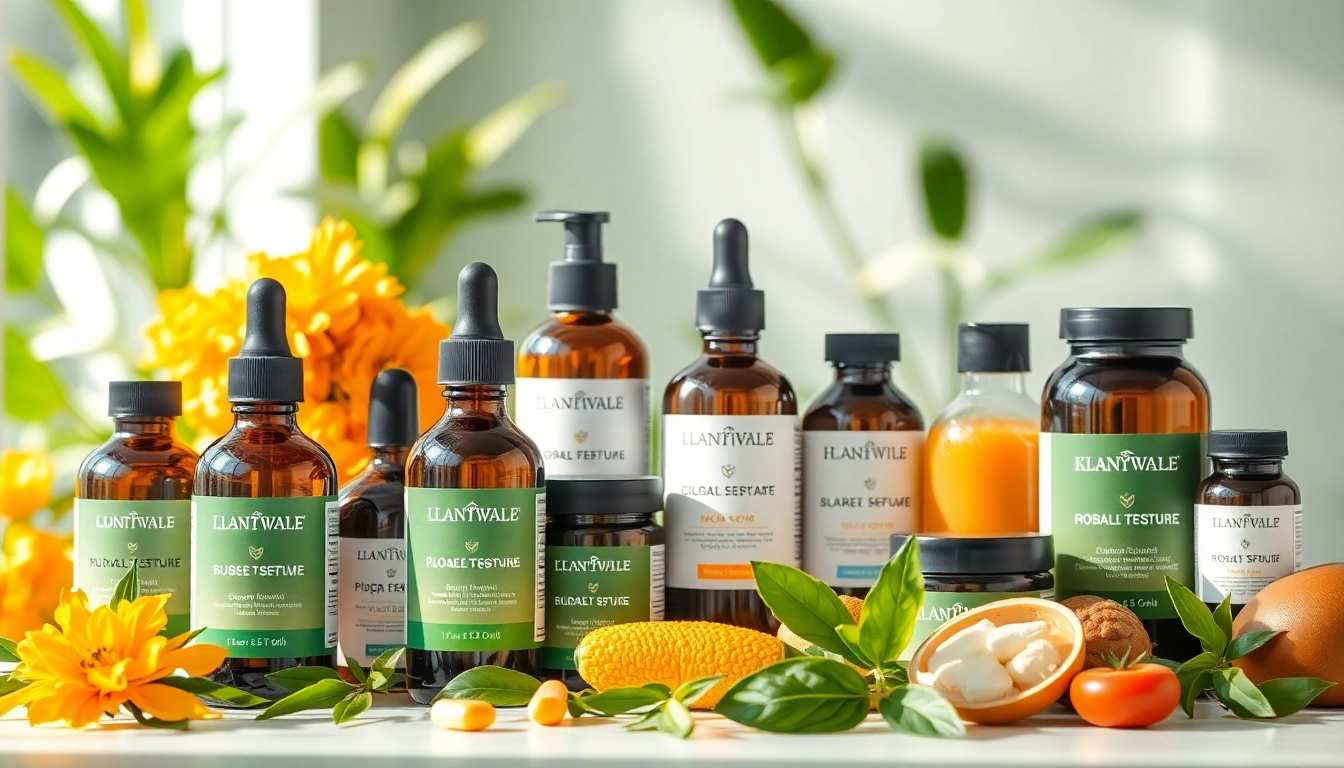 Showcase of wellness products available at https://amc-essentials.com/ highlighting health and vitality.