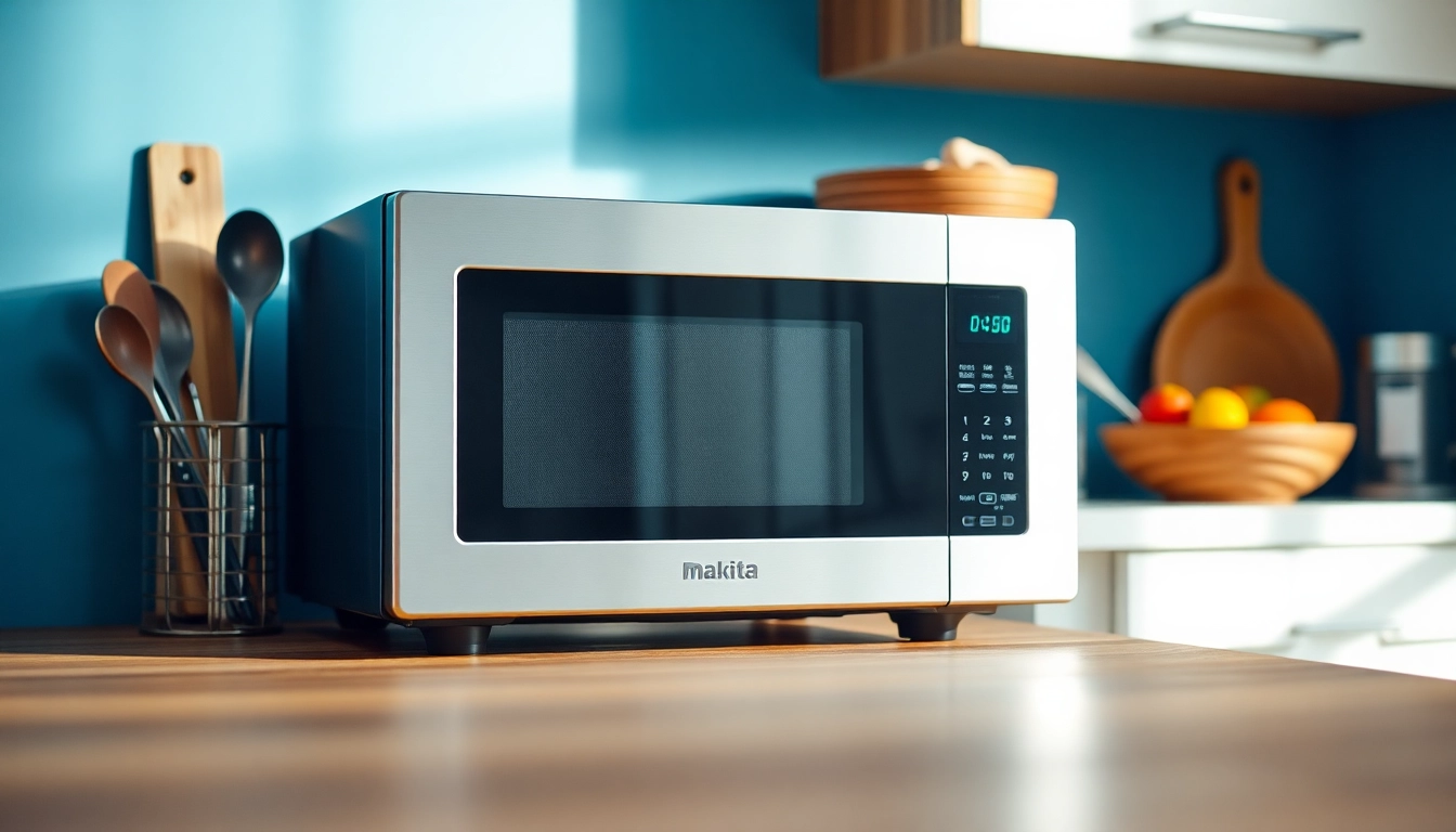 Make delicious meals effortlessly with the makita microwave featuring advanced cooking technology.