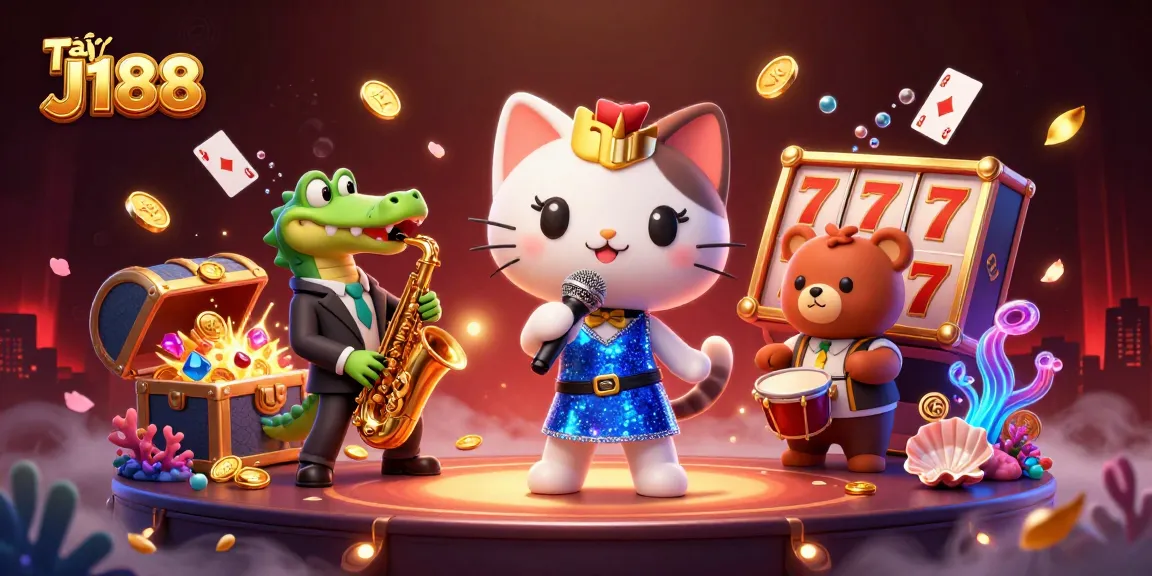 Play and win at Tải J188 with vibrant casino characters and rich gaming elements.