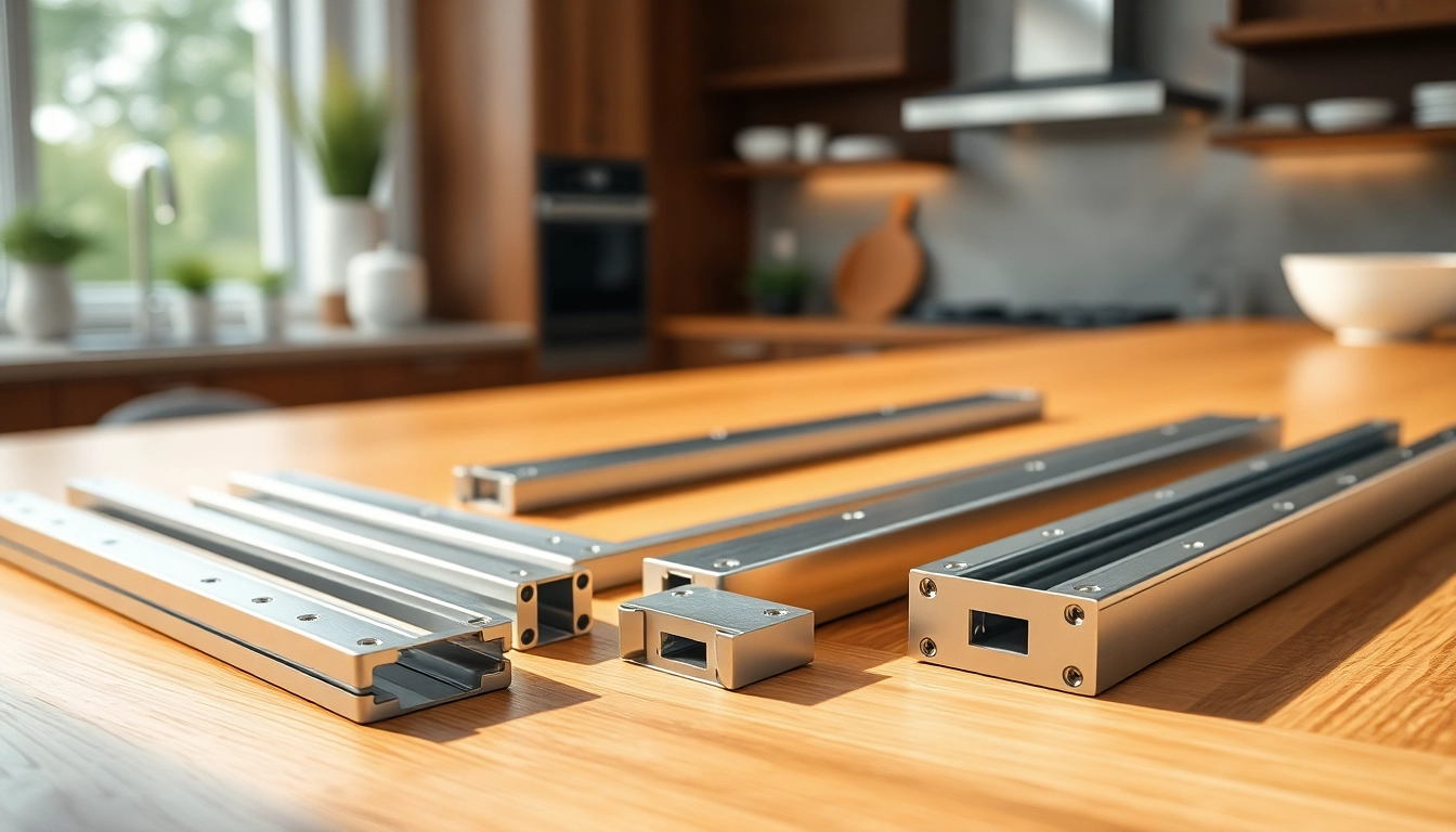 Showcase of repurposed drawer slides wholesale, emphasizing their quality and innovation in a sleek setting.